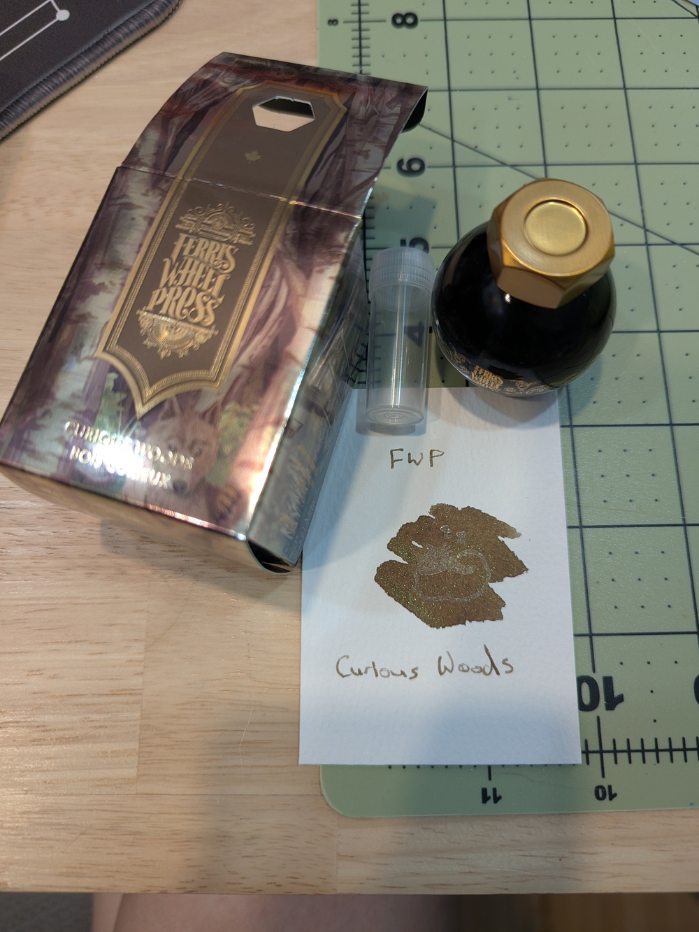 Curious Woods Shimmering Brown Ink 4ml Sample